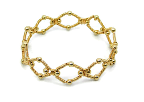 14kt Gold Fill Multi Profile Bangle Bracelet